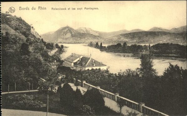 Rolandseck Rheinpanorama mit Siebengebirge