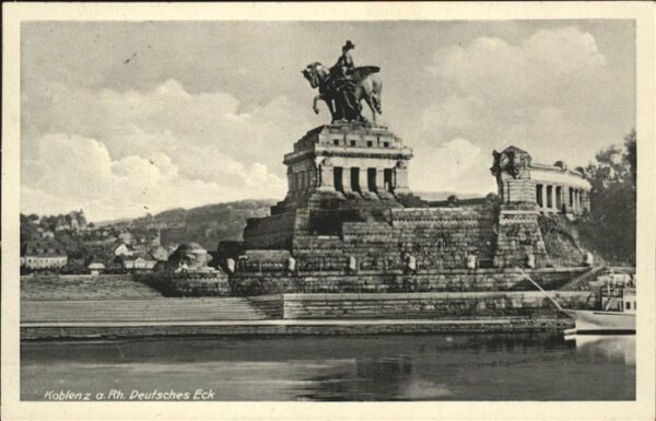 Koblenz Rhein Deutsches Eck Kaiser-Wilhelm-Denkmal