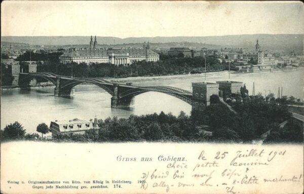 Koblenz Rhein Rheinbrücke