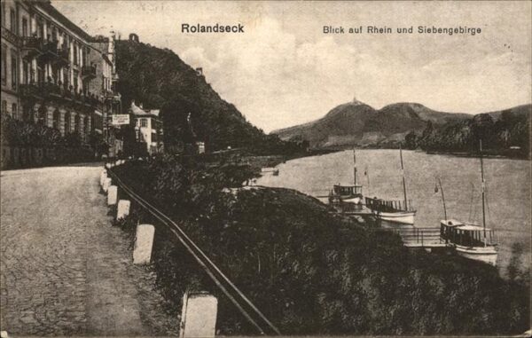 Rolandseck Rheinpanorama mit Siebengebirge