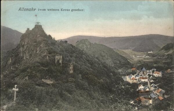 Altenahr Panorama vom weissen Kreuz gesehen