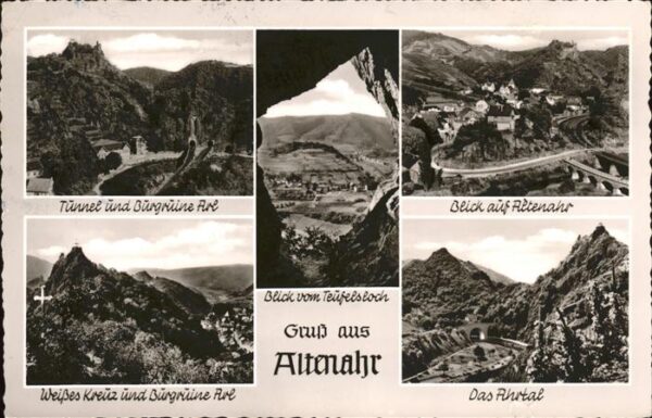 Altenahr Ahrtal Weisses Kreuz Burgruine Arl