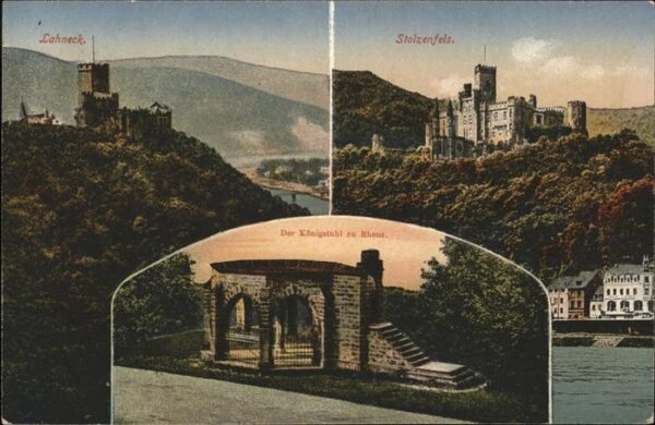 Koblenz Rhein Lahneck Stolzenfels Königstuhl