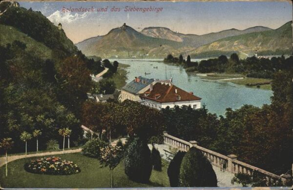 Rolandseck Rheinpanorama mit Siebengebirge