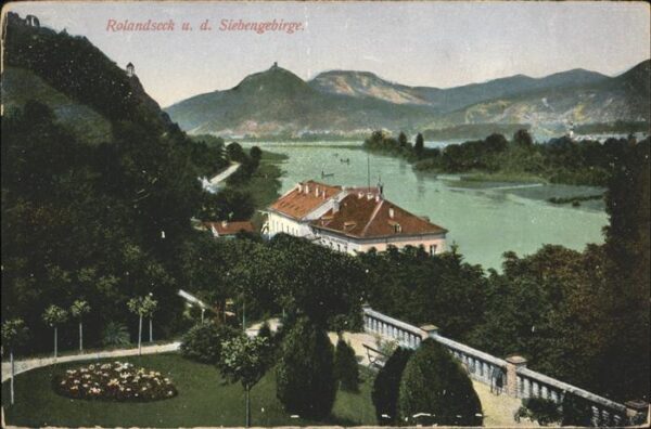 Rolandseck Rheinpanorama mit Siebengebirge