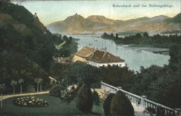 Rolandseck Rheinpanorama mit Siebengebirge