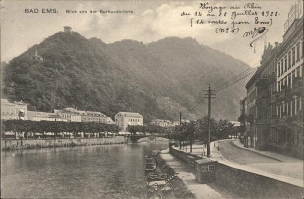 Bad Ems Blick von Kurhausbrücke