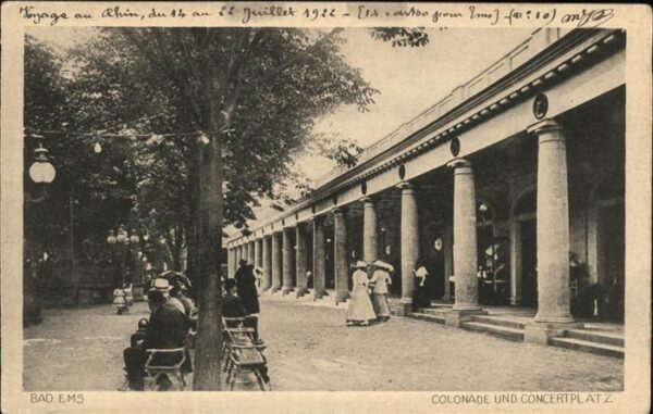 Bad Ems Kolonade und Konzertplatz