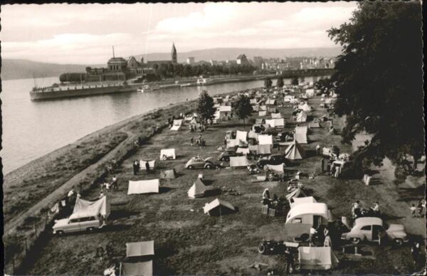 Koblenz Rhein Campingplatz Deutsches Eck