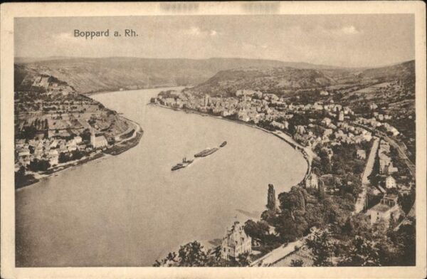 Boppard Rhein Rheinpanorama