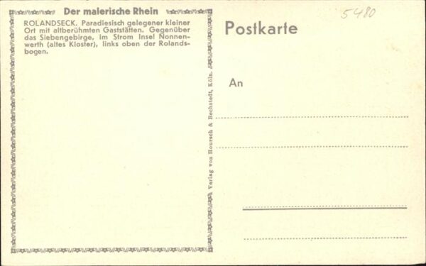 Rolandseck Rheinpanorama mit Nonnenwerth Siebengeb – Bild 2