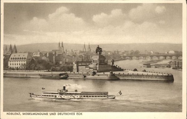 Koblenz Rhein Deutsches Eck Moselmündung Kaiser-Wilhe