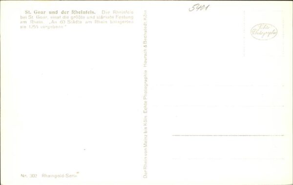 St Goar Rheinpanorama mit Burg Rheinfels – Bild 2