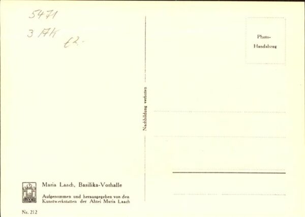 Maria Laach Glees Basilika-Vorhalle – Bild 2