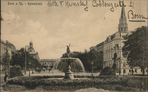 Bonn Rhein Kaiserplatz