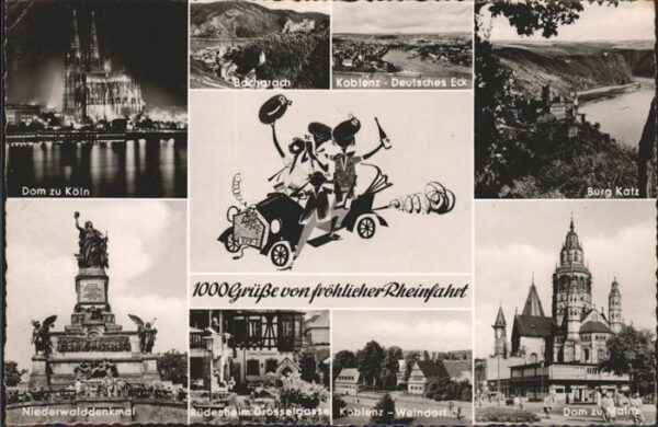 Koblenz Rhein Kölner Dom Burg Katz Niederwalddenkmal
