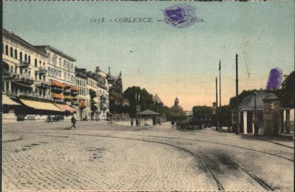 Koblenz Rhein Rheinpromenade Auto