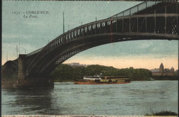 Koblenz Rhein Le Pont Rheinbrücke