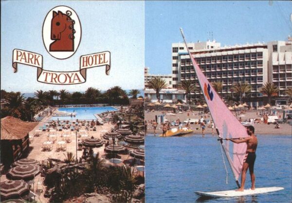 Tenerife Park Hotel Troya Swimming Pool Windsurf