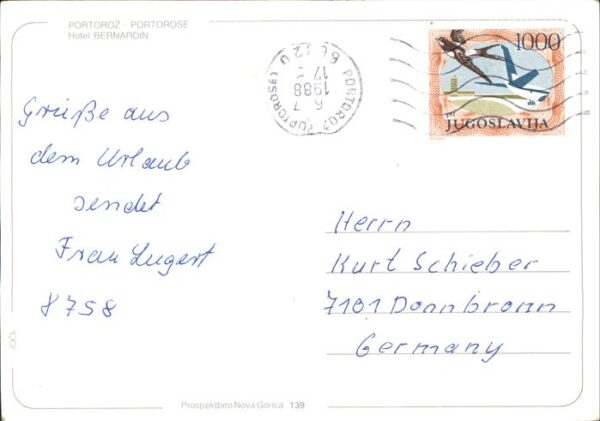 Portoroz Hotel Bernardin Fliegeraufnahme – Bild 2