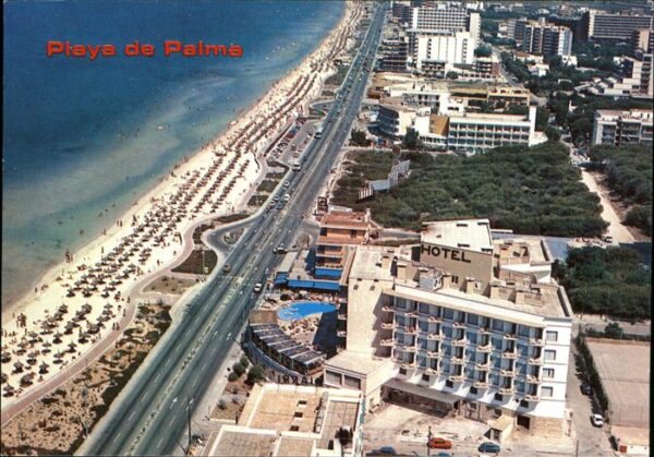 Palma de Mallorca Playa de Palma Hotelanlagen Strand Ufer