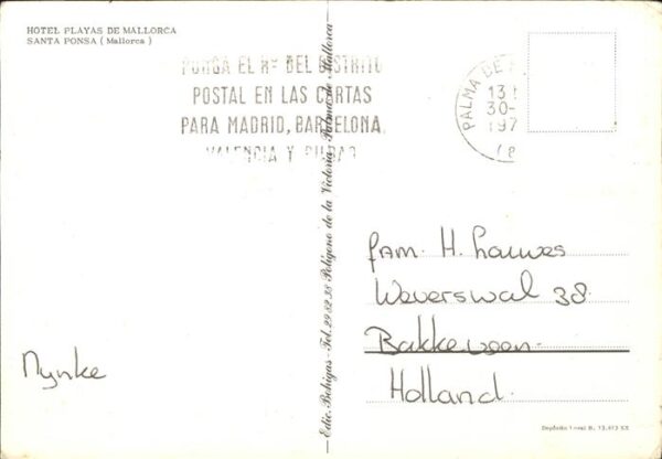 Santa Ponsa Mallorca Islas Baleares Hotel Playas Fliegeraufnahme Swimming P – Bild 2