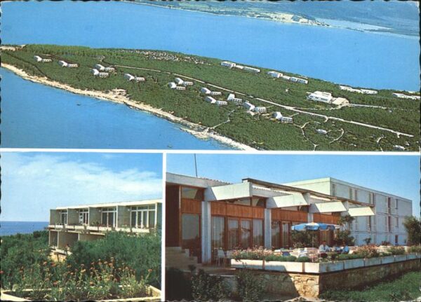 Porec Hotel Lanterna Fliegeraufnahme Landzung