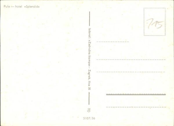 Pola Pula Croatia Hotel Splendid Fliegeraufnahme – Bild 2