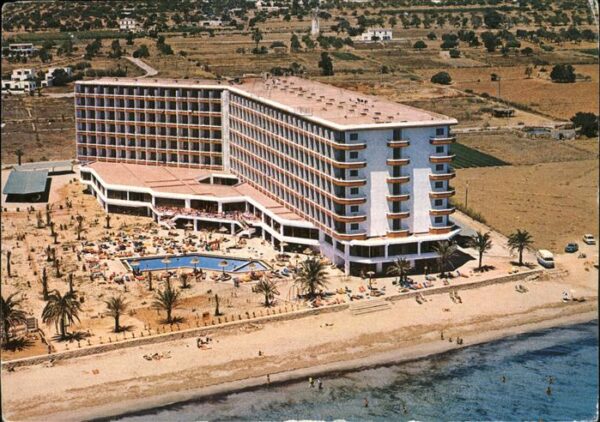 Ibiza Islas Baleares Hotel Algarb Playa d_en Bossa vista aer
