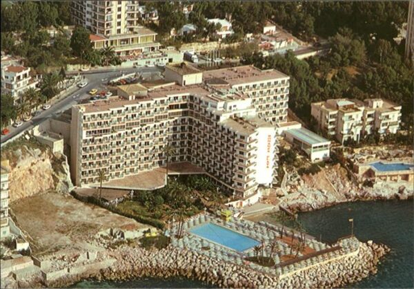 Illetas Hotel Bonanza Playa Piscina vista aerea