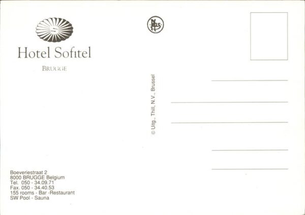 Brugge Hotel Sofitel Kanal Belfried Glockentur – Bild 2