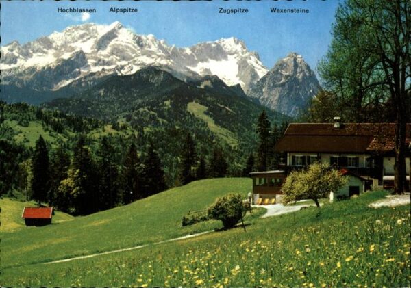 Garmisch-Partenkirchen Berggasthof Gschwandtnerbauer Blumenwie
