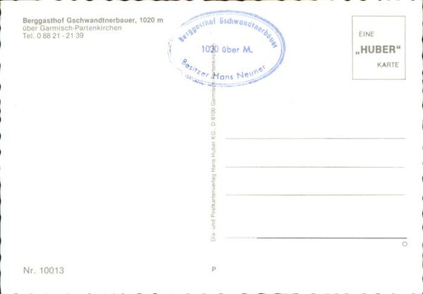 Garmisch-Partenkirchen Berggasthof Gschwandtnerbauer Blumenwie – Bild 2