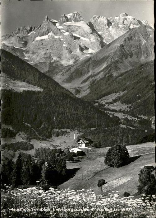 Innerberg Vorarlberg Gasthaus Fernblick Bergwiese Alpenpanor