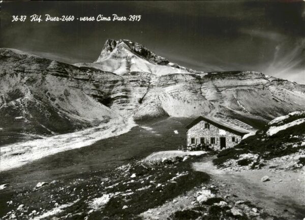 Wolkenstein Groeden Rifugio Puez Cima Puez Dolomiti Berghüt