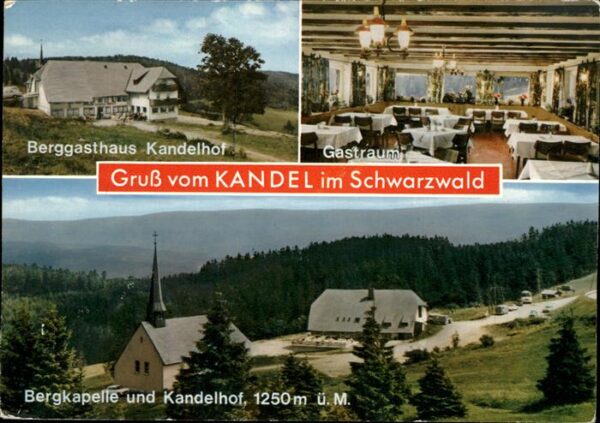 St Peter Schwarzwald Berggasthaus Kandelhof Bergkapelle Höhe