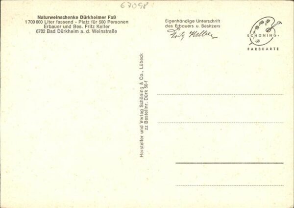 Bad Duerkheim Naturweinschenke Dürkheimer Fass Erbaue – Bild 2