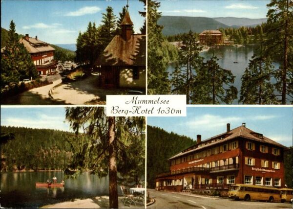 Mummelsee Berghotel Panorama Boot