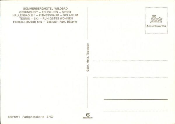 Bad Wildbad Sommerberghotel Terrasse Panorama Schwa – Bild 2