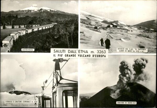 Catania Etna Autostrada Vunivia e Cratere Rifug