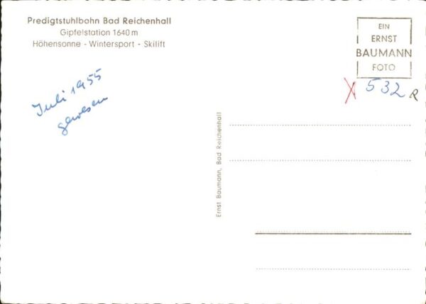 Bad Reichenhall Predigtstuhlbahn Gipfelstation – Bild 2