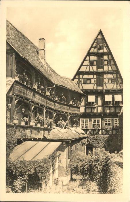 Dinkelsbuehl Hetzelhof Fachwerkhaus 1000jährige Stad