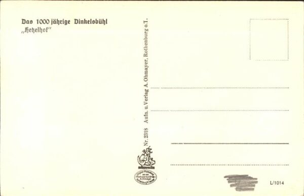 Dinkelsbuehl Hetzelhof Fachwerkhaus 1000jährige Stad – Bild 2