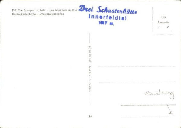 Innichen Suedtirol Rifugio Tre Carperi Dolomiti Dreischust – Bild 2
