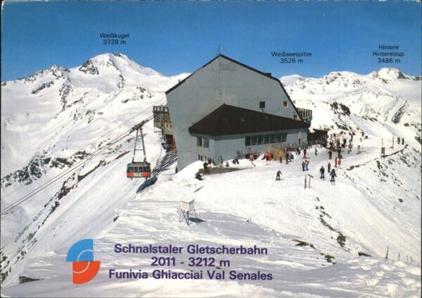 Kurzras Schnals Schnalstaler Gletscherbahn Bergstation