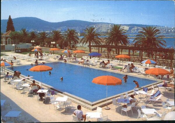 Bar Yugoslavia Hotel Topolica Swimming Pool Palmen Mee