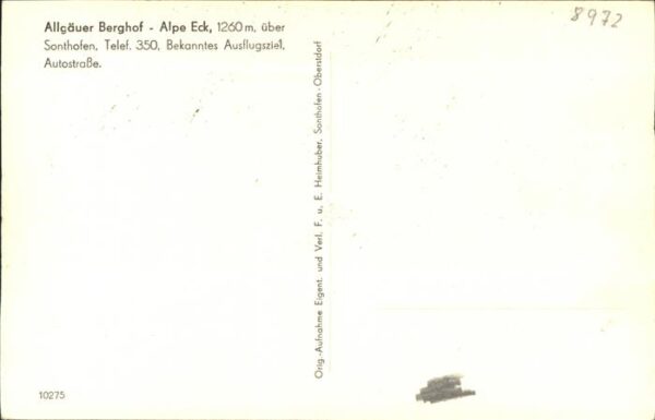 Sonthofen Oberallgaeu Allgäuer Berghof Alpe Eck – Bild 2