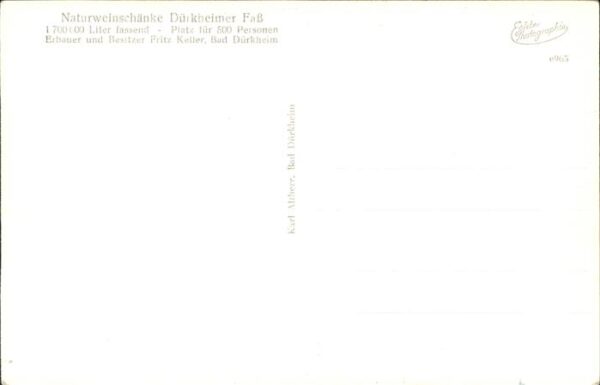 Bad Duerkheim Naturweinschänke Fass – Bild 2
