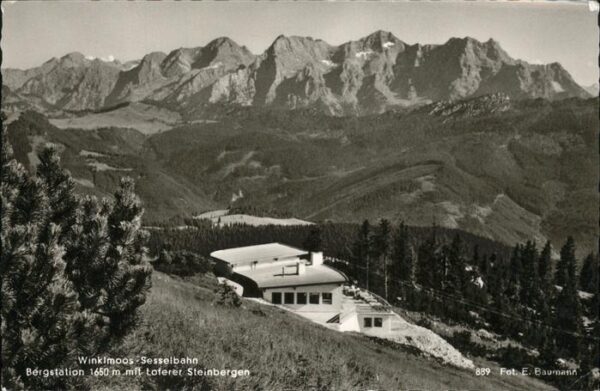 Winklmoos Winkelmoos Sesselbahn Bergstation Loferer Steinber