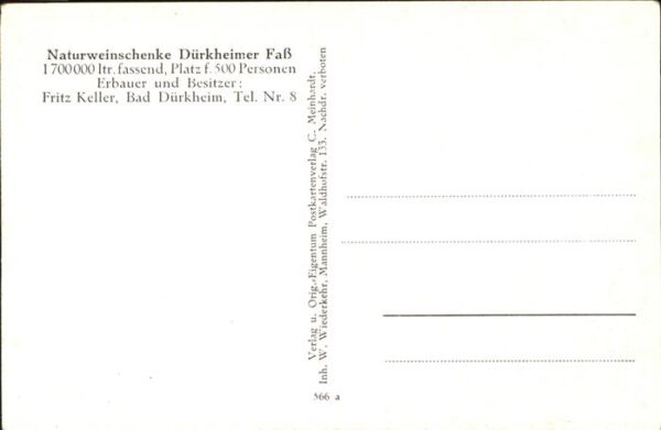 Bad Duerkheim Naturweinschänke – Bild 2